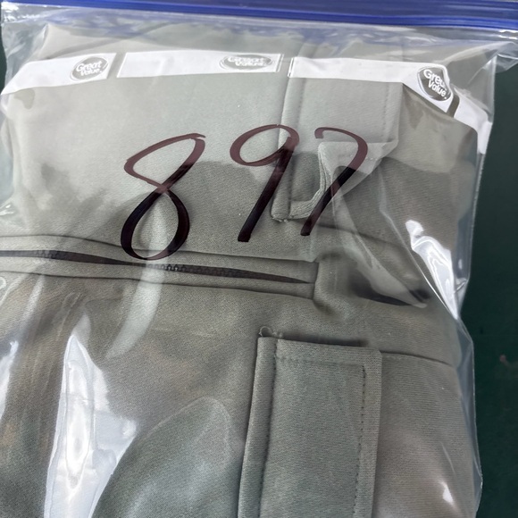 Men's Tactical Hoodies Green Pockets 1/4 Zip Military Sweatshirt 2XL (897) - Picture 9 of 9